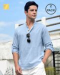 zirpix_yellow_pack_of_2_men_regular_fit_short_kurtas_with_mandarin_collar.jpg