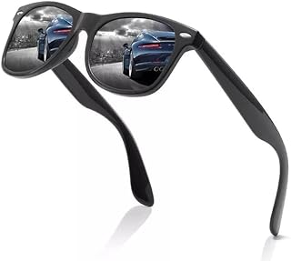 Mens Sunglasses - Retro Sunglasses for Men, Polarized Sunglasses for Womens - Cool Shades for Driving, Fishing HD UV400