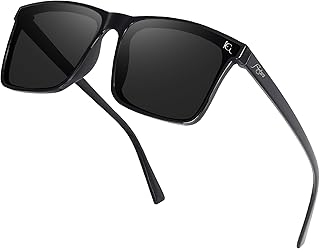 Classic Square Design Full Rim UV Protection Flat Lens Sunglasses Men & Women