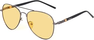 Aviator Sunglasses for Men Women Polarized Retro Vintage Shades, Mirrored for Driving, UV Protection