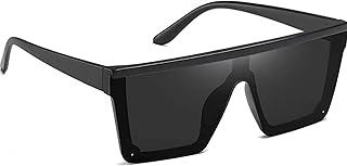 Retro Square Oversized Sunglasses for Men and Women