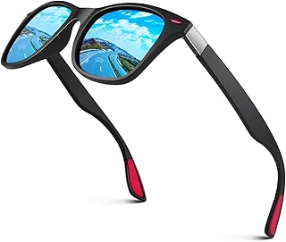 GQUEEN Polarized Sunglasses Men Womens,Flexible TR90 Frame,for Driving Fishing Cycling Hiking Golf Sports UV400 Protection
