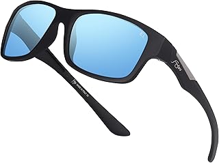 Polarized Sunglasses for Men Lightweight TR90 Frame UV400 Protection Square Sun Glasses