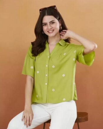 Women's Stylish Embroidered Shirt