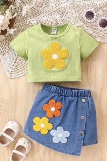 Cutiepie Elegant Girls Top & Bottom Sets