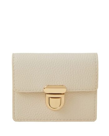 Women Push Lock Card Holder