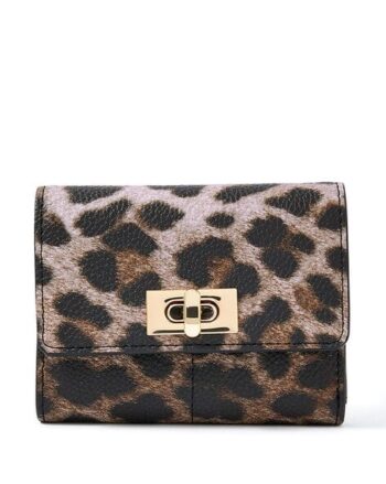 Animal Print Tri-Fold Wallet