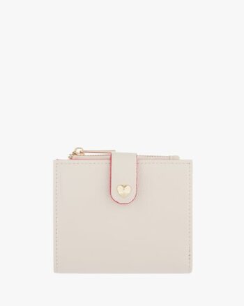 Bi-Fold Wallet with Snap Button Closure