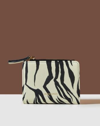 Women Zebra Print Bi-Fold Wallet