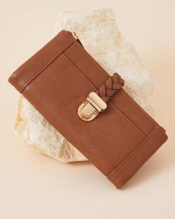 Tri-fold Wallet with Strap