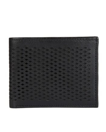 Textured Bi-Fold Wallet