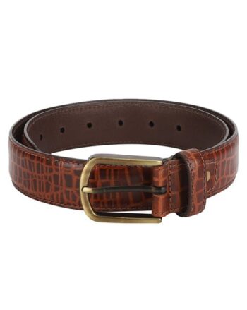 Genuine Leather Textured Belt