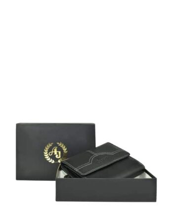 Women Leather Tri-Fold Wallet