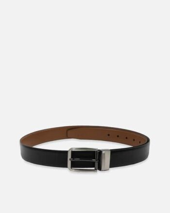 Men Belt with Tang Buckle Closure