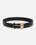 Men Croc-Embossed Genuine Leather Belt