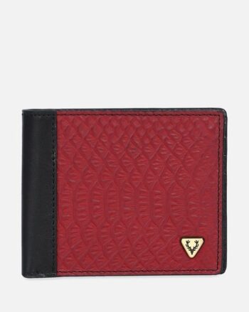 Men Printed Genuine Leather Wallet