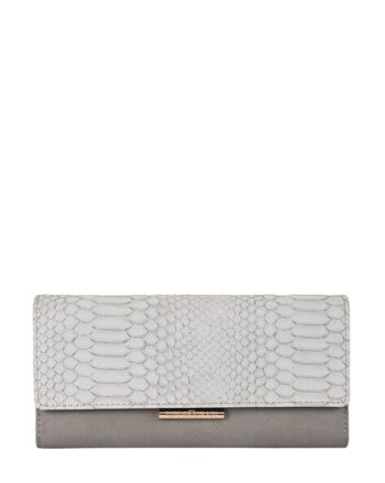 Reptile Print Tri-fold Wallet