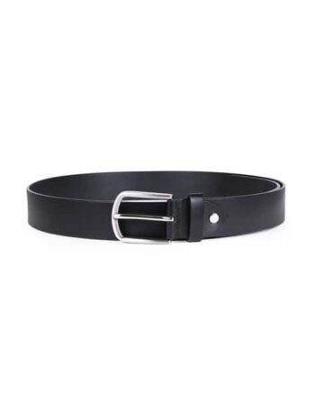 Men Slim Belt with Tang Buckle