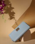 Zip-Around Wallet with Metal Logo