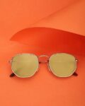 Men Mirrored Polarised Square Sunglasses - A07-3-66259-C7