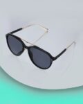 Unisex UV Protected Oval Sunglasses - TR3324-C1