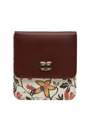 Floral Print Travel Wallet