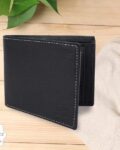 Men Bi-Fold Wallet with Stitched Edge