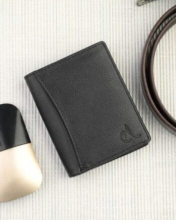 Men Logo Embossed Bi-Fold Wallet