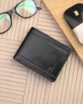Men Logo Embossed Bi-Fold Wallet