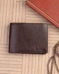 Men Logo Embossed Bi-Fold Wallet