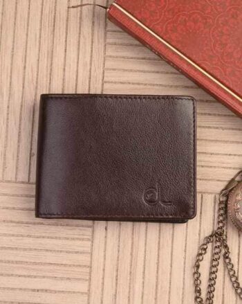 Men Logo Embossed Bi-Fold Wallet