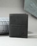 Men Logo Embossed Bi-Fold Wallet