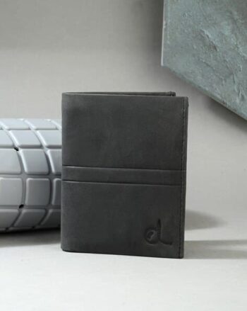 Men Logo Embossed Bi-Fold Wallet