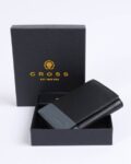 Men Tri-Fold Wallet with Text Embossed