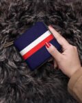 Women Striped Zip-Around Wallet