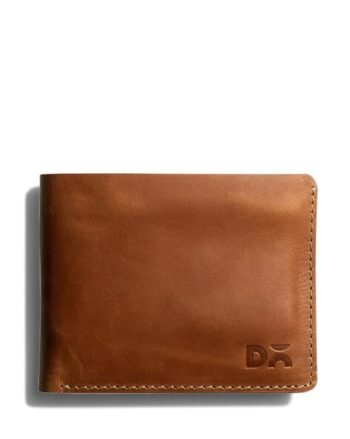 Men Logo Embossed Bi-Fold Card Holder