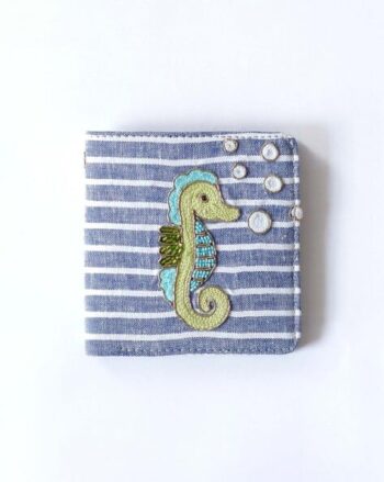 Women Embroidered Bi-Fold Wallet