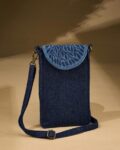 Women Leaf Print Mobile Pouch