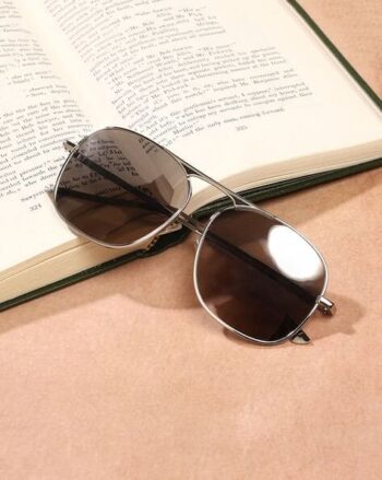 UV-Protected Full-Rim Aviators Sunglasses