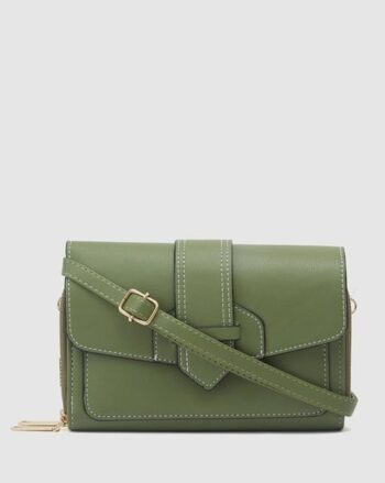 Women Zip-Around Wallet with Detachable Strap