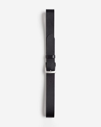 Men Leather with Metal Buckle Belt