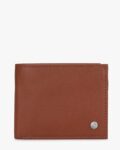Textured Bi-Fold Leather Wallet