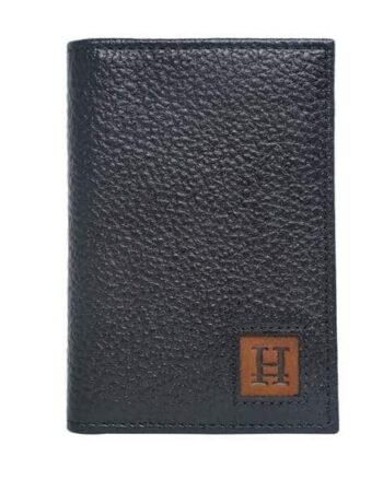 Men Genuine Leather Bi-Fold Wallet