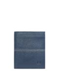 Men Bi-Fold Wallet with Text Embossed