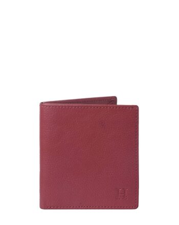 Men Bi-Fold Wallet with Text Embossed