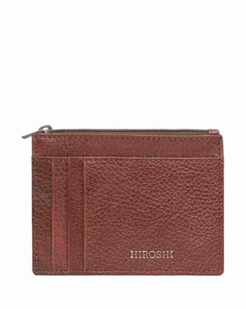 Men Bi-Fold Wallet with Text Embossed
