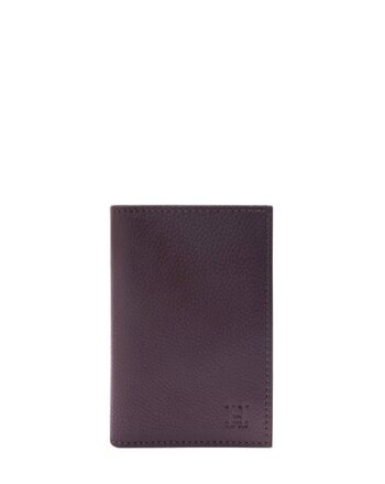 Men Bi-Fold Wallet with Text Embossed