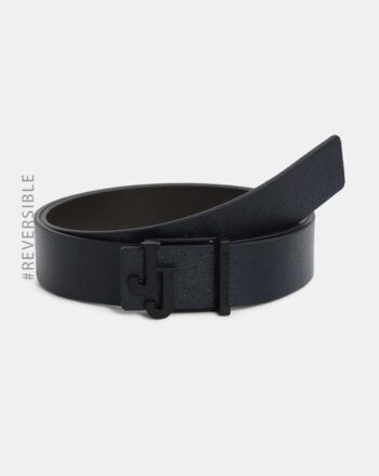 Men Belt with Plaque Closure