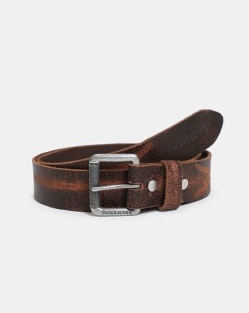 Men Belt with Tang-Buckle Closure