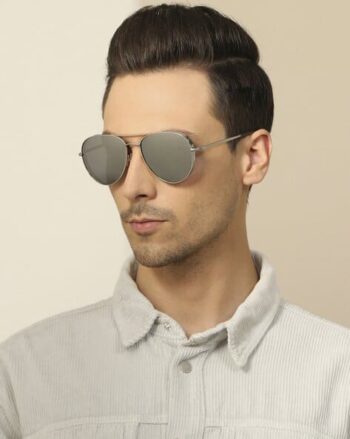 Unisex Polarized and UV Protected Aviator Sunglasses -JJ S12971